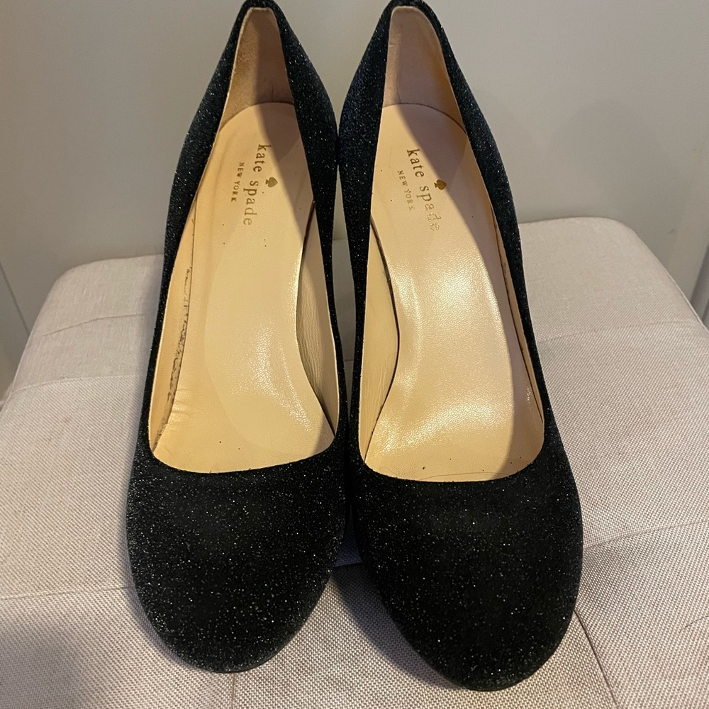 Sparkling black shoes